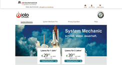 Desktop Screenshot of iolo.de